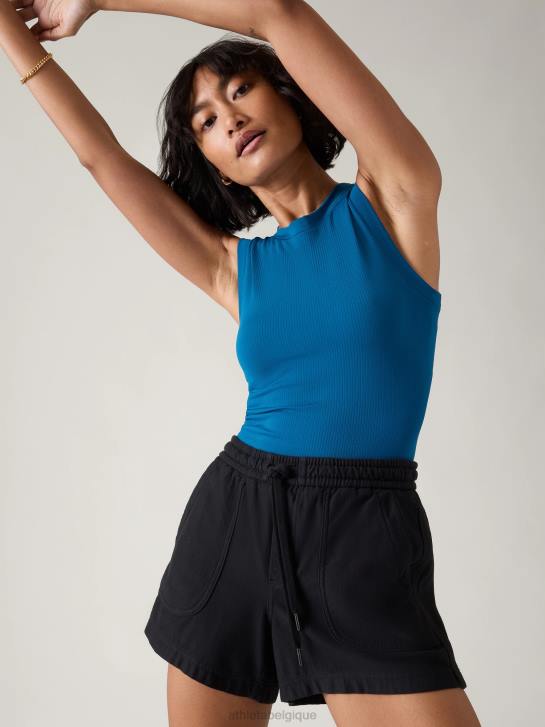 Athleta femmes renouveler le réservoir musculaire sans couture JRTZ192 vêtements bleu lapis foncé