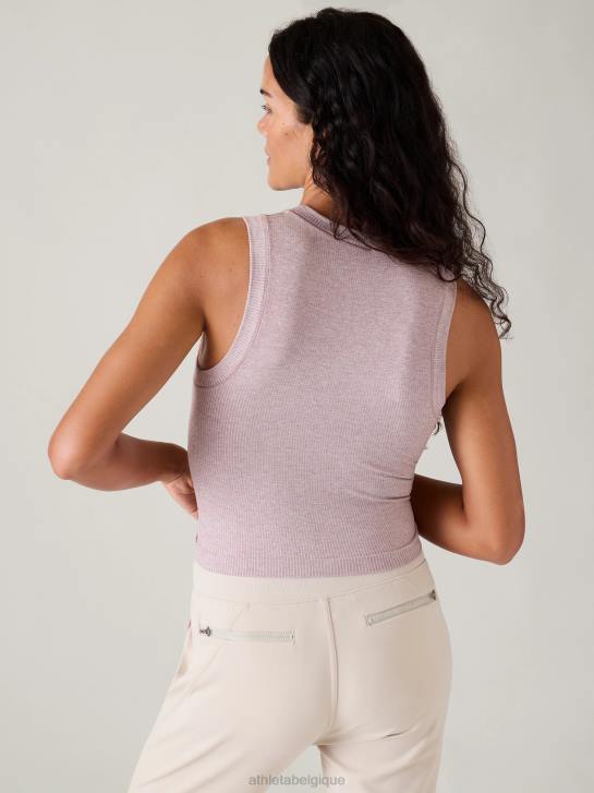 Athleta femmes renouveler le réservoir musculaire sans couture JRTZ250 vêtements bruyère violette de Cascadia