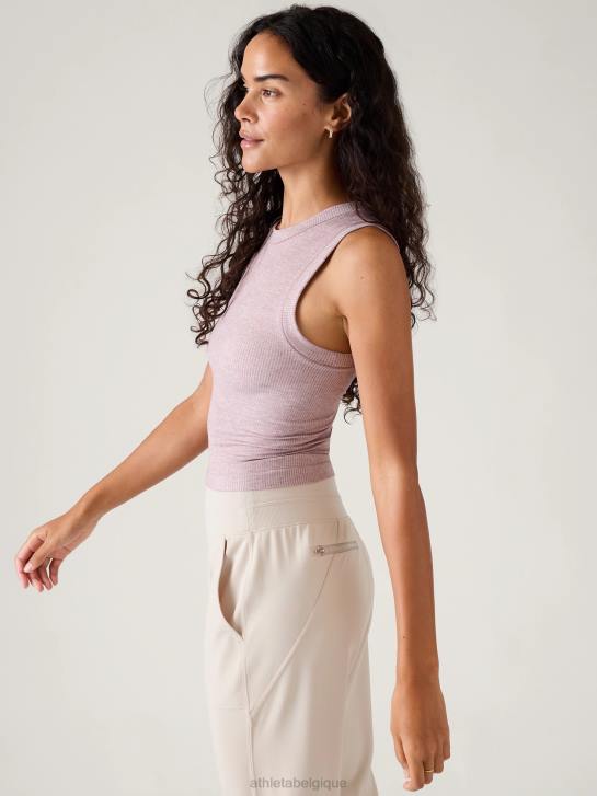 Athleta femmes renouveler le réservoir musculaire sans couture JRTZ250 vêtements bruyère violette de Cascadia