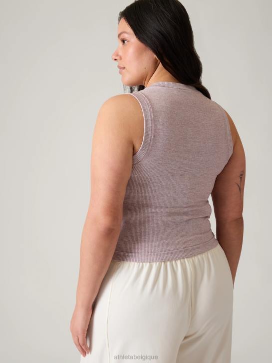 Athleta femmes renouveler le réservoir musculaire sans couture JRTZ250 vêtements bruyère violette de Cascadia
