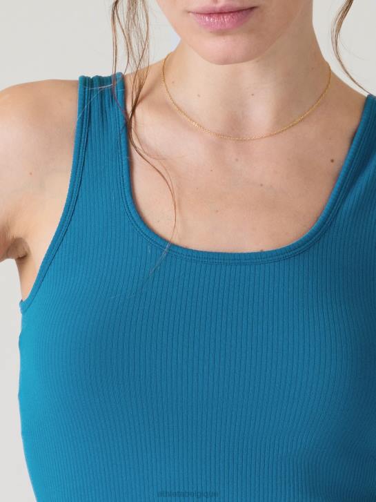 Athleta femmes renouveler le réservoir sans couture JRTZ514 vêtements bleu lapis foncé