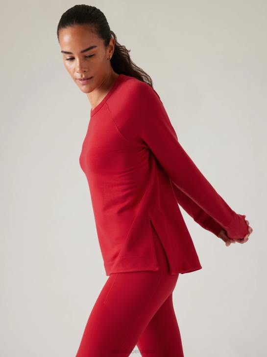 Athleta femmes coaster luxe sweat-shirt de récupération JRTZ481 vêtements baie de trèfle