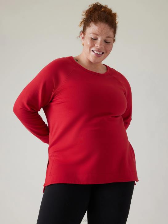 Athleta femmes coaster luxe sweat-shirt de récupération JRTZ481 vêtements baie de trèfle