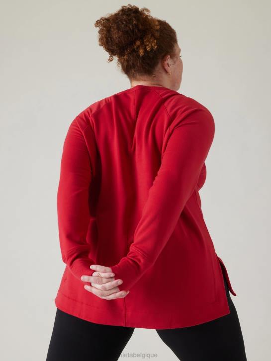 Athleta femmes coaster luxe sweat-shirt de récupération JRTZ481 vêtements baie de trèfle