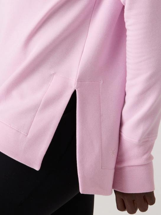 Athleta femmes coaster luxe sweat-shirt de récupération JRTZ540 vêtements bégonia