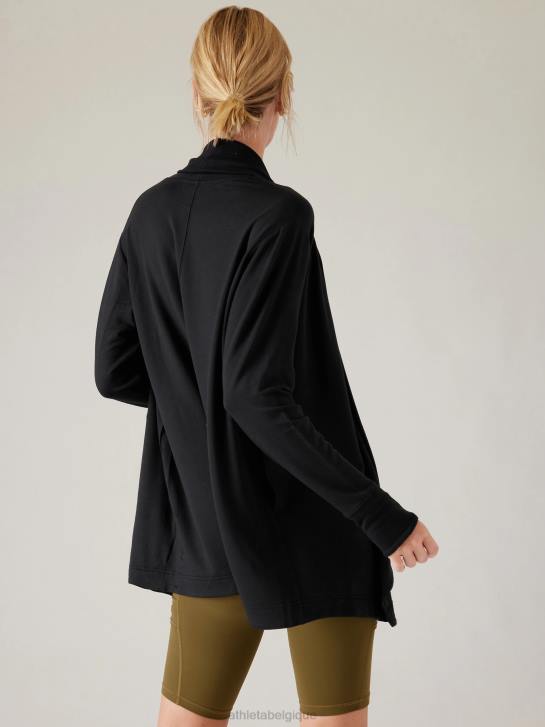 Athleta femmes enveloppement de restauration pranayama JRTZ240 vêtements noir