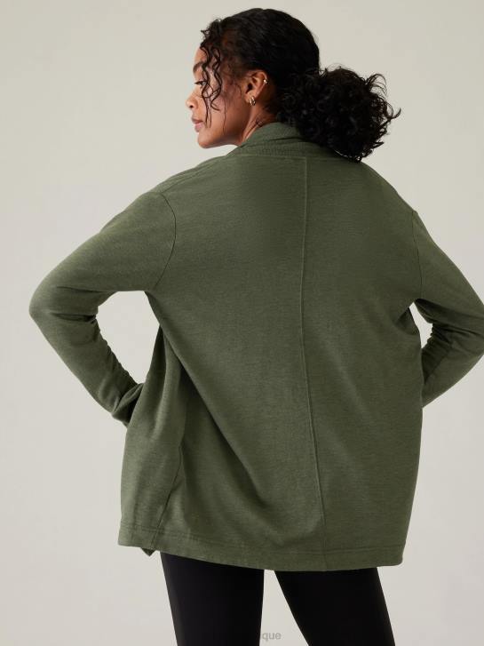 Athleta femmes enveloppement de restauration pranayama JRTZ276 vêtements bruyère fougère profonde