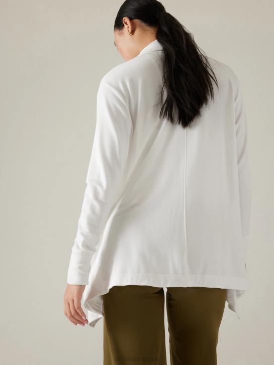Athleta femmes enveloppement de restauration pranayama JRTZ335 vêtements blanc brillant