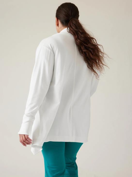 Athleta femmes enveloppement de restauration pranayama JRTZ335 vêtements blanc brillant
