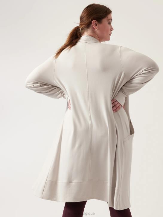 Athleta femmes long enveloppement pranayama JRTZ369 vêtements gris ormeau