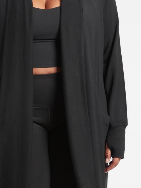 Athleta femmes long enveloppement pranayama JRTZ425 vêtements noir
