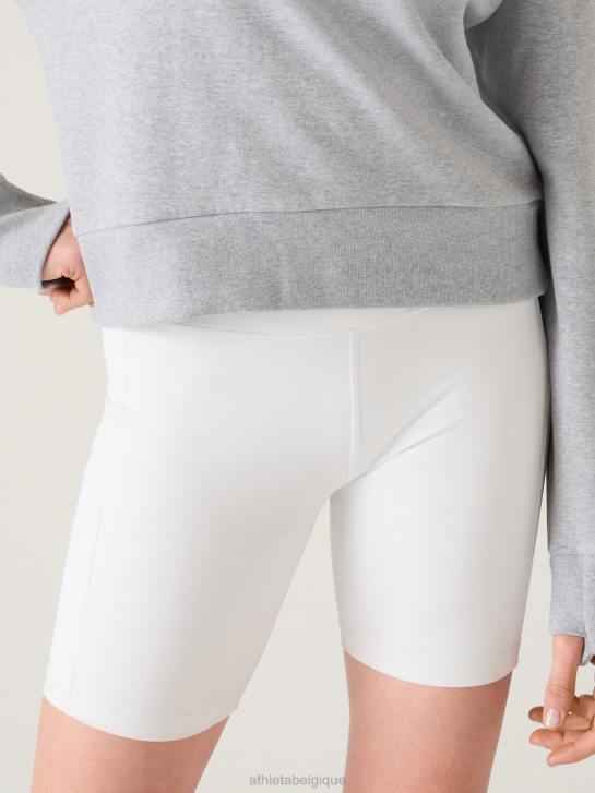 Athleta femmes sweat-shirt à col rond retroplush revive JRTZ274 vêtements gris chiné