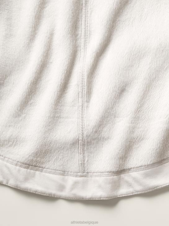 Athleta femmes sweat-shirt douillet à col torsadé karma JRTZ214 vêtements bruyère brune grillée