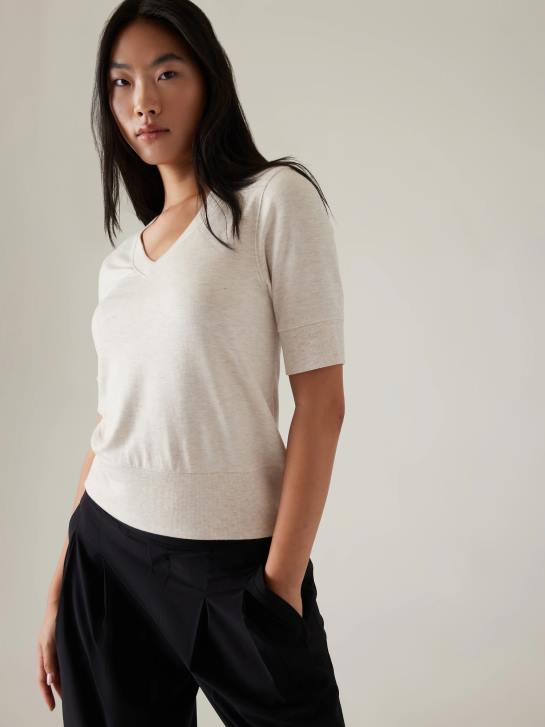 Athleta femmes sweat-shirt pas en avant JRTZ440 vêtements bruyère brune grillée