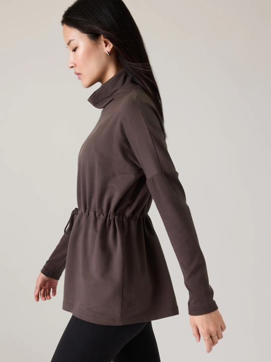 Athleta femmes sweat-shirt équilibre JRTZ388 vêtements schiste argileux