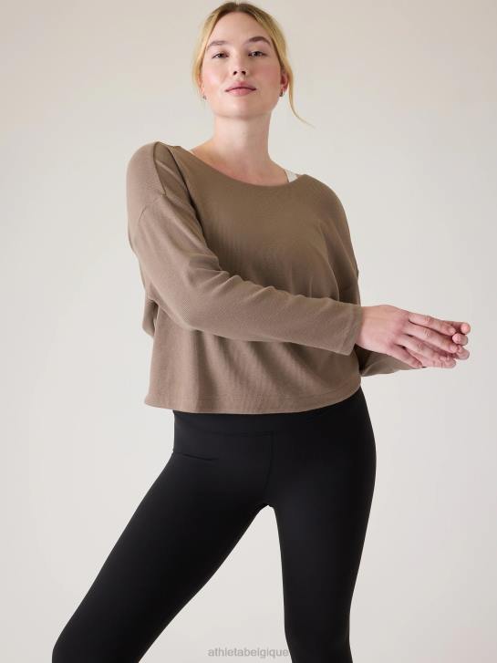 Athleta femmes sweat twist présence JRTZ464 vêtements pyrite