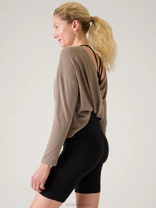 Athleta femmes sweat twist présence JRTZ464 vêtements pyrite
