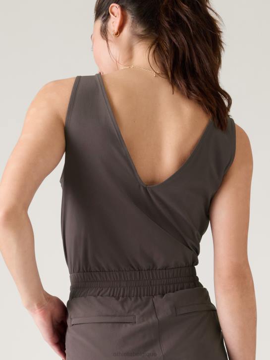 Athleta femmes combinaison avenue JRTZ758 vêtements schiste argileux