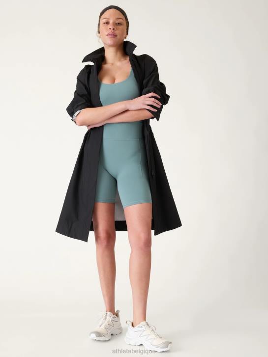 Athleta femmes combinaison de vélo de salutation JRTZ769 vêtements vert oxydé