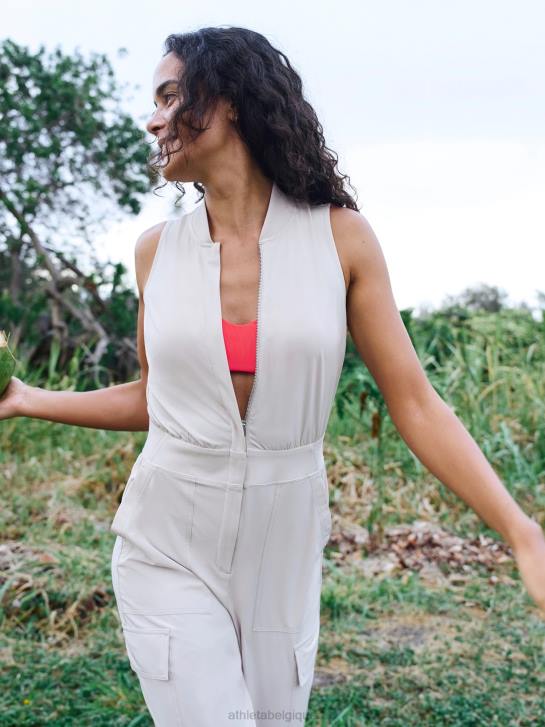 Athleta femmes combinaison utilitaire brooklyn JRTZ737 vêtements gris ormeau