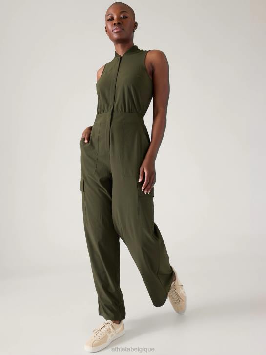 Athleta femmes combinaison utilitaire brooklyn JRTZ747 vêtements tremble, olive