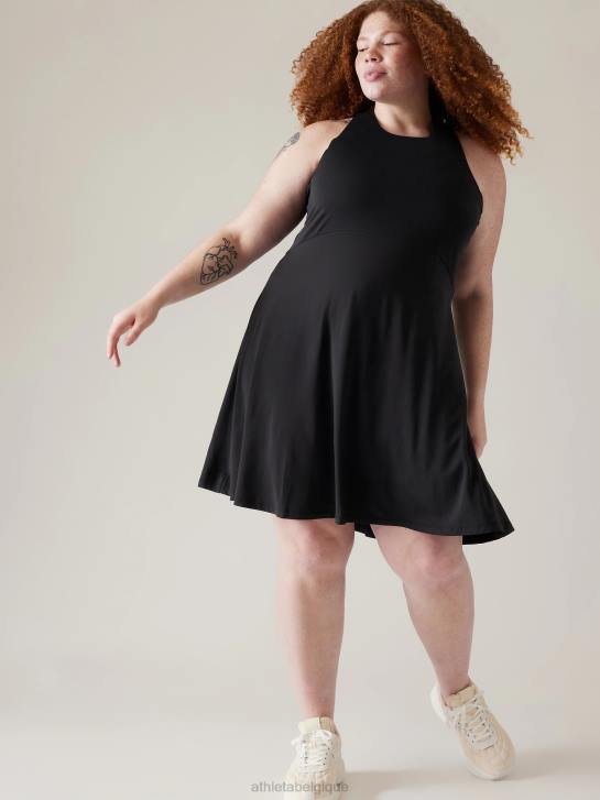 Athleta femmes robe de Santorin Thera JRTZ751 vêtements noir