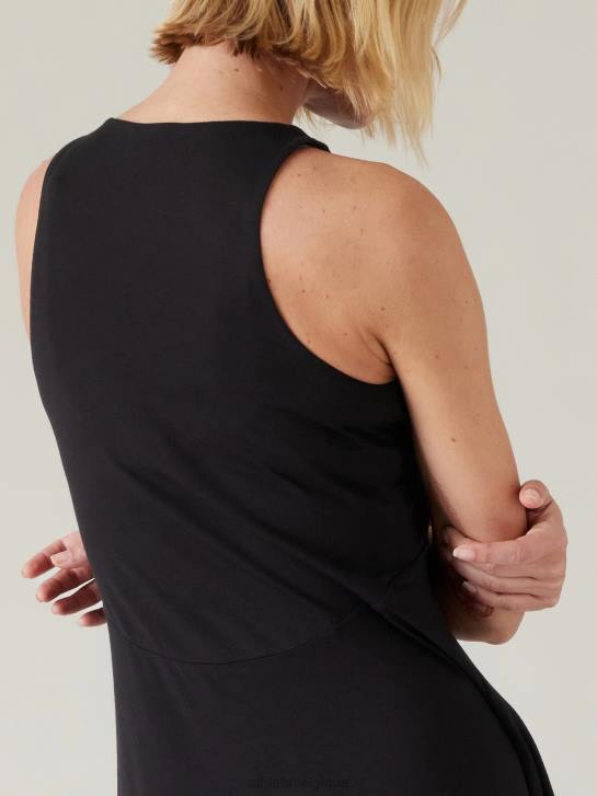 Athleta femmes robe de Santorin Thera JRTZ751 vêtements noir