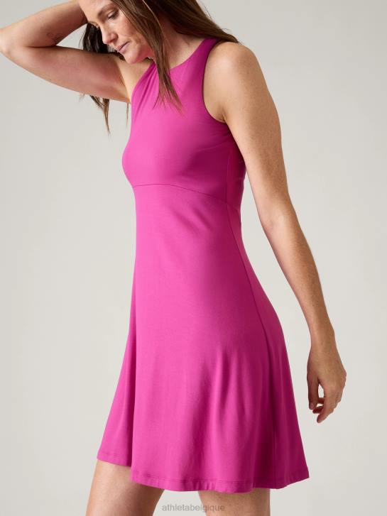 Athleta femmes robe de Santorin Thera JRTZ765 vêtements rose plante de glace