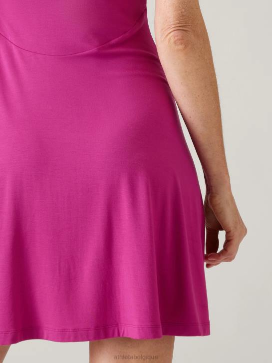 Athleta femmes robe de Santorin Thera JRTZ765 vêtements rose plante de glace