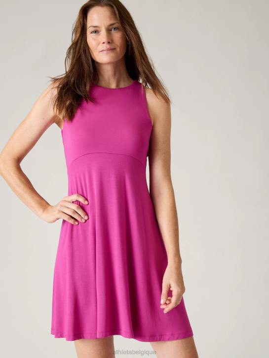 Athleta femmes robe de Santorin Thera JRTZ765 vêtements rose plante de glace