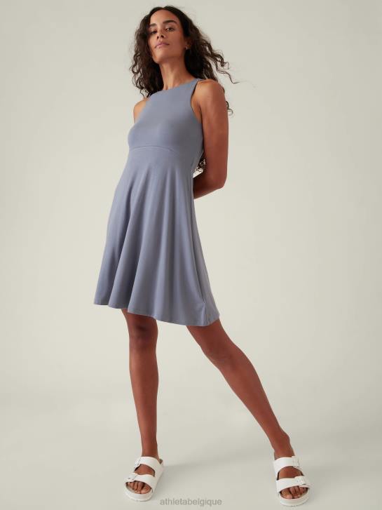 Athleta femmes robe de Santorin Thera JRTZ784 vêtements bleu littoral