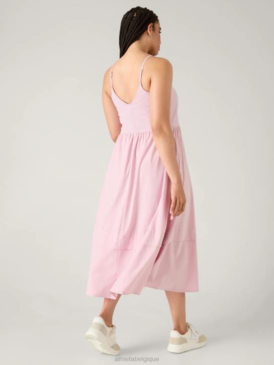 Athleta femmes robe hybride à col en V Elation JRTZ739 vêtements bégonia