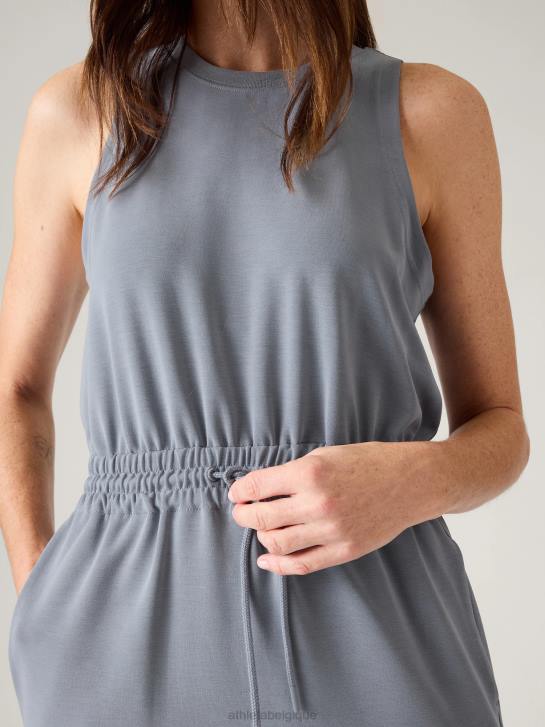 Athleta femmes robe mi-longue seasoft JRTZ767 vêtements bleu littoral