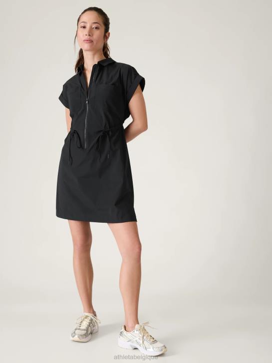 Athleta femmes robe topspin JRTZ761 vêtements noir