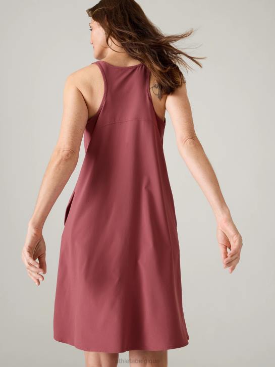 Athleta femmes robe voyageur presidio JRTZ787 vêtements bois de rose
