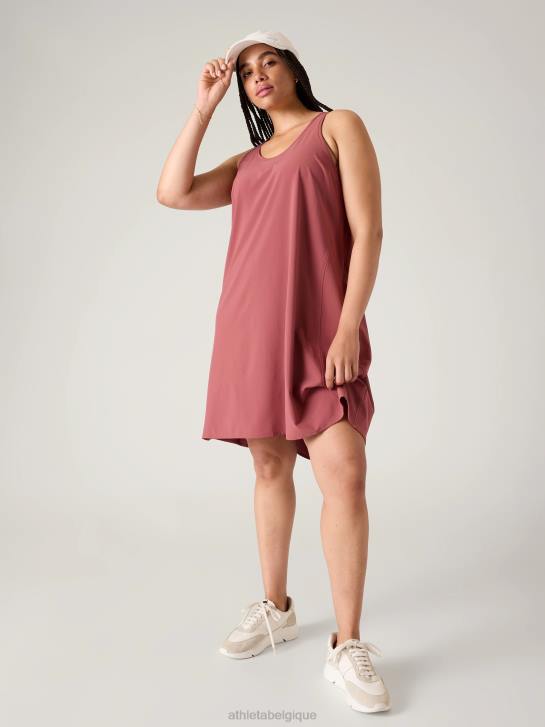 Athleta femmes robe voyageur presidio JRTZ787 vêtements bois de rose