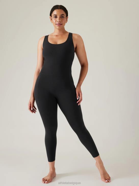 Athleta femmes salutation 7/8 body JRTZ772 vêtements noir