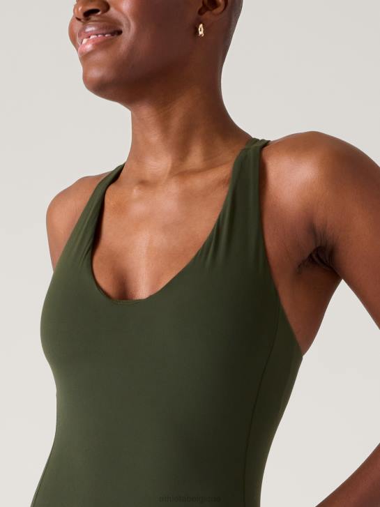 Athleta femmes transcender le body 7/8 JRTZ780 vêtements tremble, olive