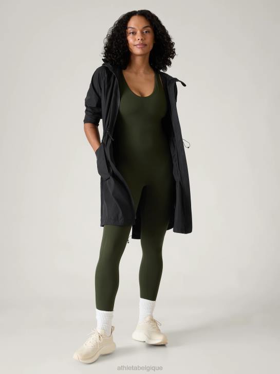 Athleta femmes anorak de tous les jours JRTZ571 vêtements noir