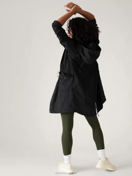 Athleta femmes anorak de tous les jours JRTZ571 vêtements noir