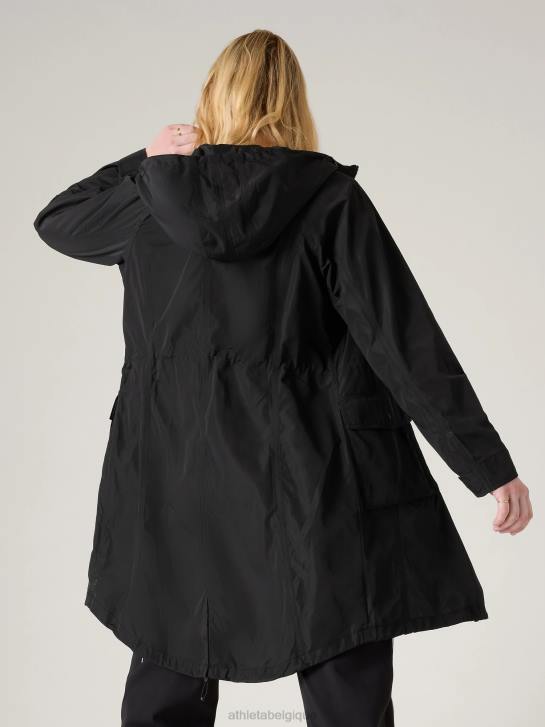 Athleta femmes anorak de tous les jours JRTZ571 vêtements noir
