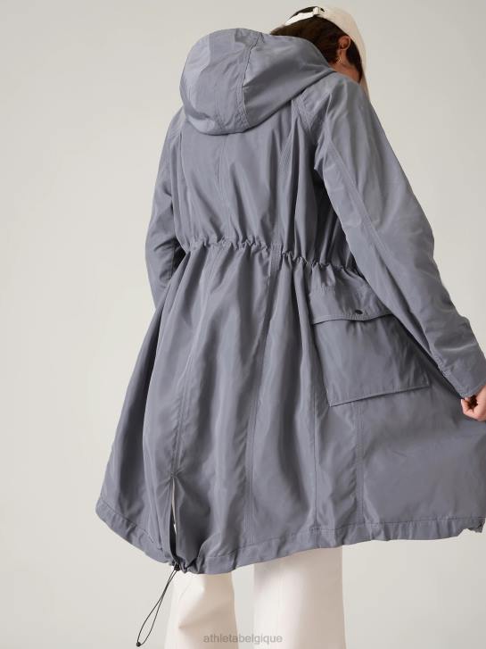 Athleta femmes anorak de tous les jours JRTZ576 vêtements bleu littoral