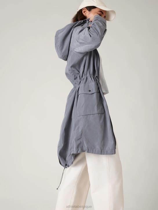 Athleta femmes anorak de tous les jours JRTZ576 vêtements bleu littoral