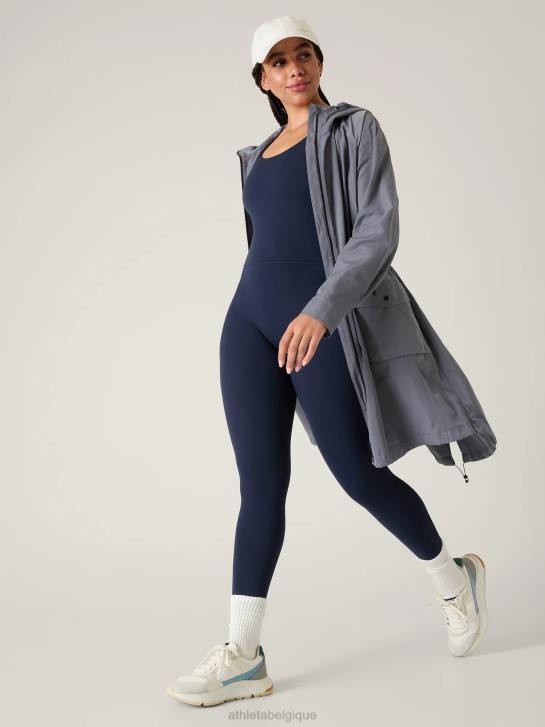 Athleta femmes anorak de tous les jours JRTZ576 vêtements bleu littoral