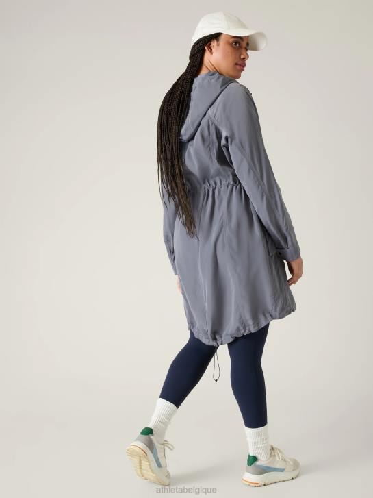 Athleta femmes anorak de tous les jours JRTZ576 vêtements bleu littoral