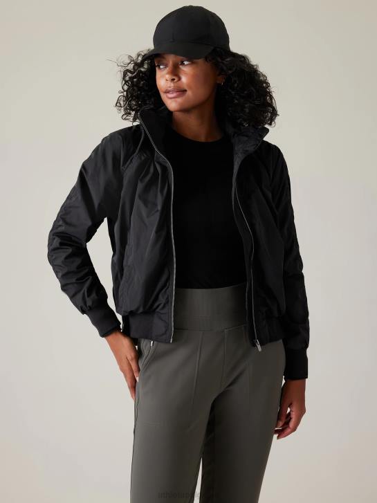 Athleta femmes bombardier à réaction JRTZ548 vêtements noir