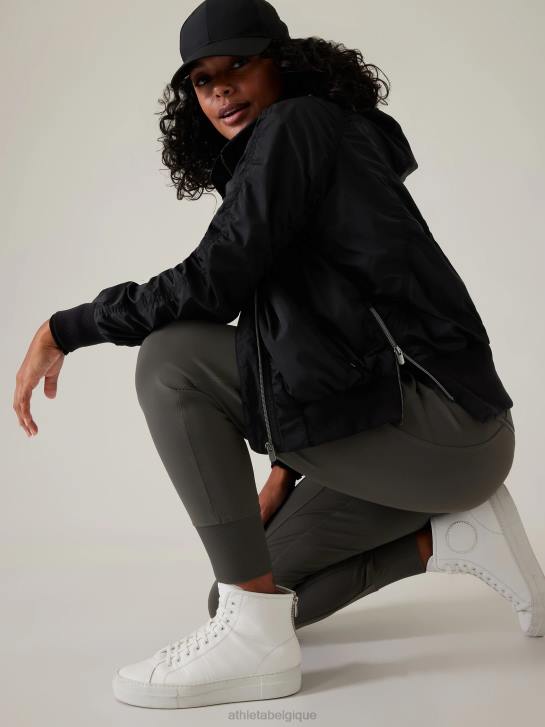 Athleta femmes bombardier à réaction JRTZ548 vêtements noir