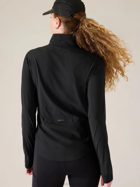 Athleta femmes courir avec cette veste JRTZ560 vêtements noir