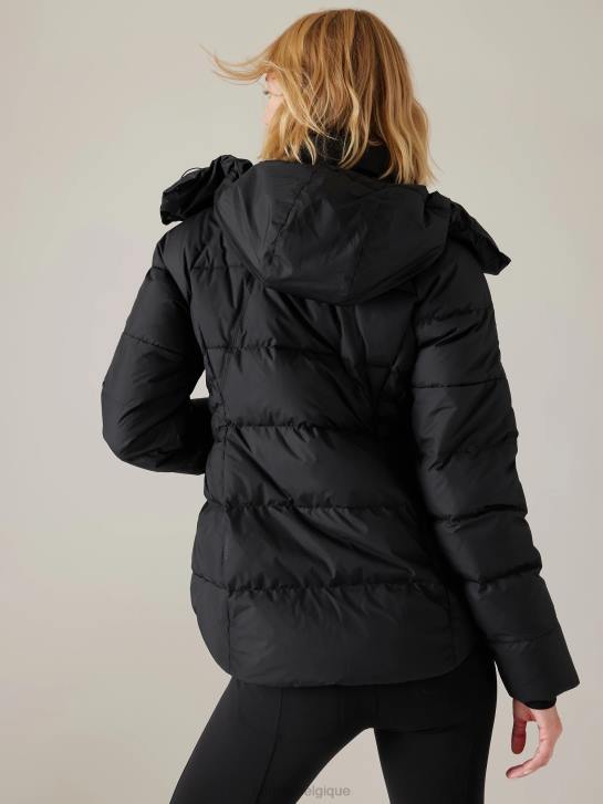 Athleta femmes doudoune du centre-ville JRTZ559 vêtements noir