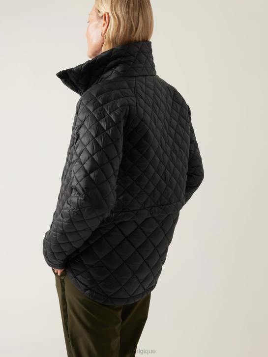 Athleta femmes doudoune sans plumes Whisper JRTZ561 vêtements noir